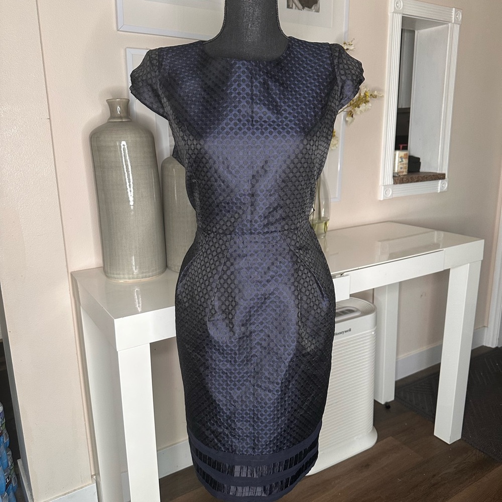 Elegant Navy Blue Dress